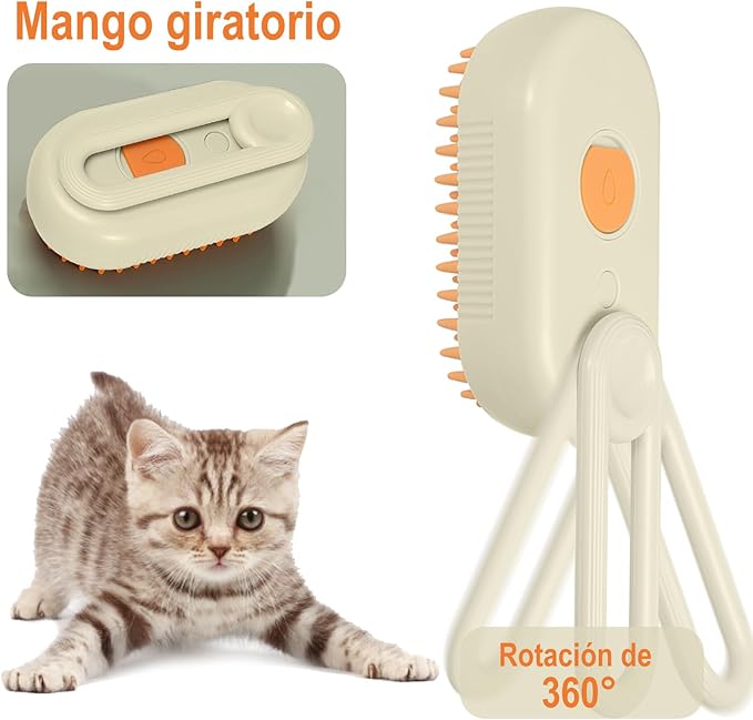 Cepillo Para Mascotas 3 En 1